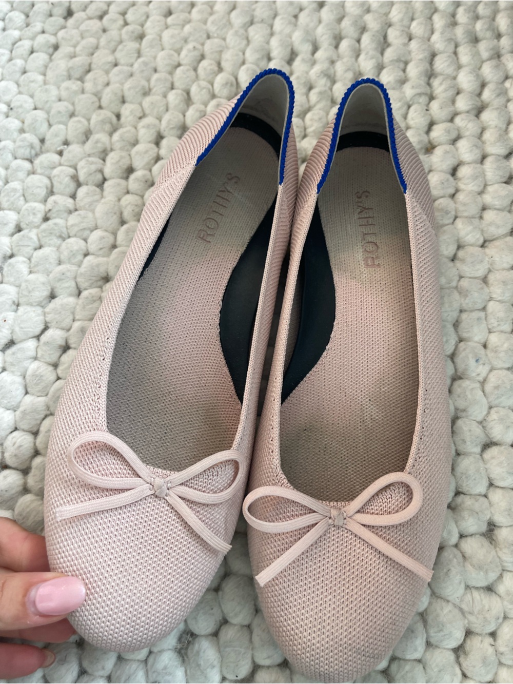 Rothy's Rose Ballet Flat - Women's Slip-On Comfort Shoe - Picture 2 of 4